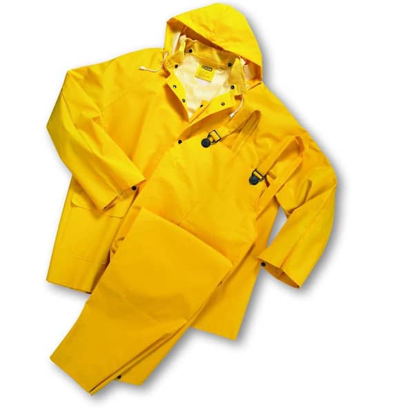 West Chester 3XLarge Yellow 3-Piece Flame Resistant Rain Suit