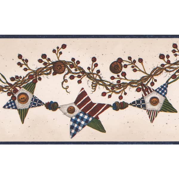 Chesapeake Border Multi Wallpaper BorderFAM65011B The Home Depot