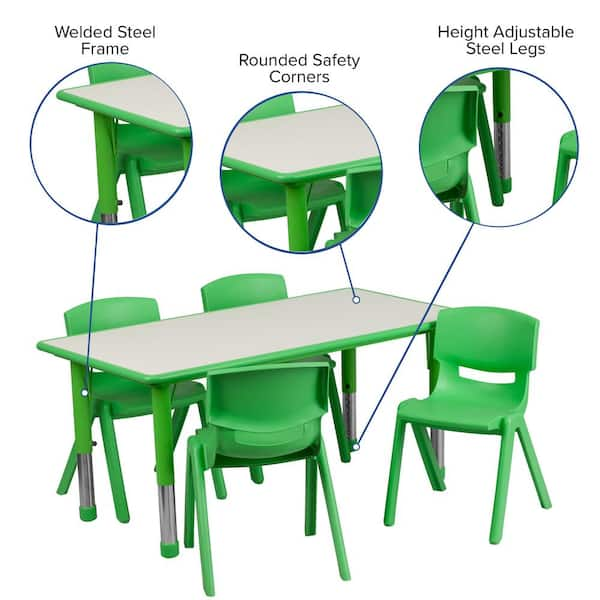 Carnegy Avenue Green Kids Table