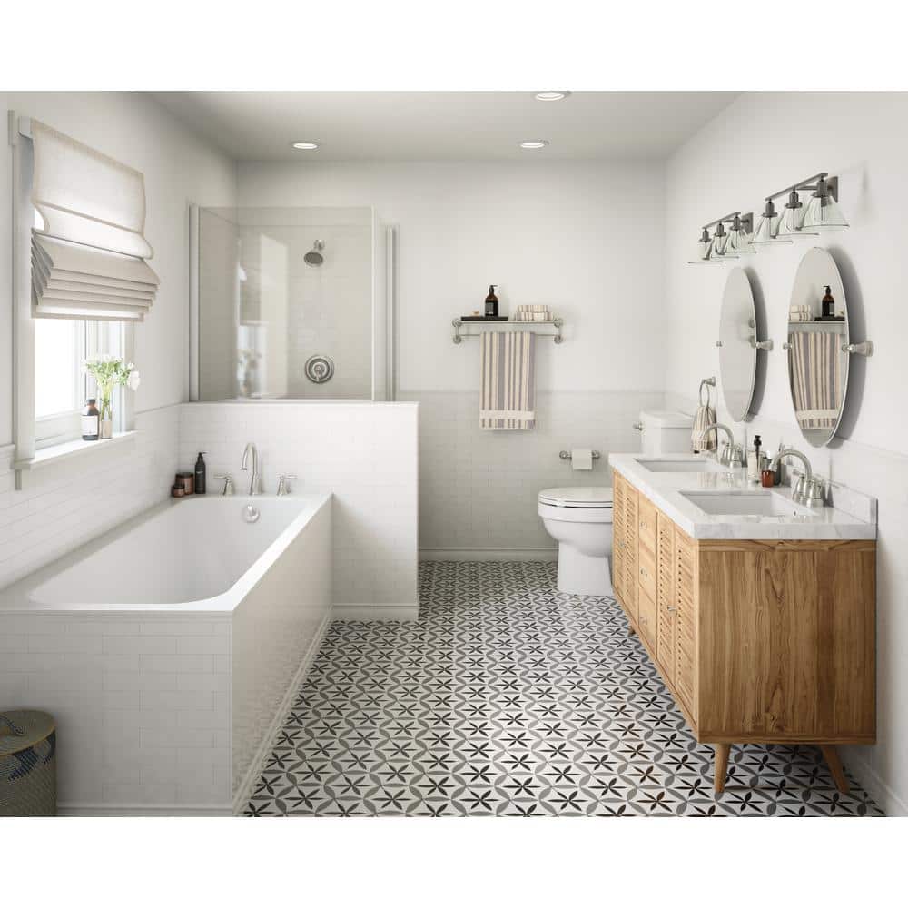 Oval Frameless 26" x 23" Bathroom Vanity Mirror