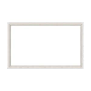 Mirror Makeover Trio Whitewash Silver 61.25 in. W x 37.25 in. H Bathroom Mirror Frame Border Kit-Fits a 60 x 36 mirror