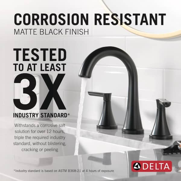 Delta Greydon 2 handle wide on sale spread bathroom faucet