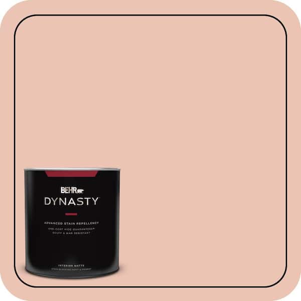 BEHR DYNASTY 1 qt. Home Decorators Collection #HDC-CT-14 Coral Coast Matte Interior Stain-Blocking Paint & Primer