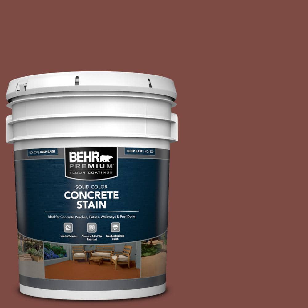 5 gal. #PFC-02 Brick Red Solid Color Flat Interior/Exterior Concrete Stain price history on PriceWatchPro