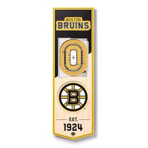 NHL Boston Bruins 6 in. x 19 in. 3D Stadium Banner-TD Garden