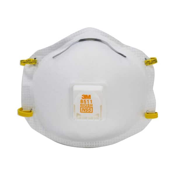 3M N95 Paint Sanding Valved Respirator Masks (2-Pack) (Case of 6)