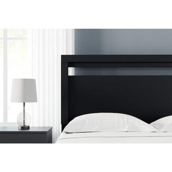 Signature DESIGN BY ASHLEY Finch Black Queen Panel Headboard