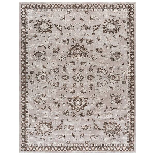 Parker 8 ft. x 10 ft. Ivory/Coffee Persian Area Rug