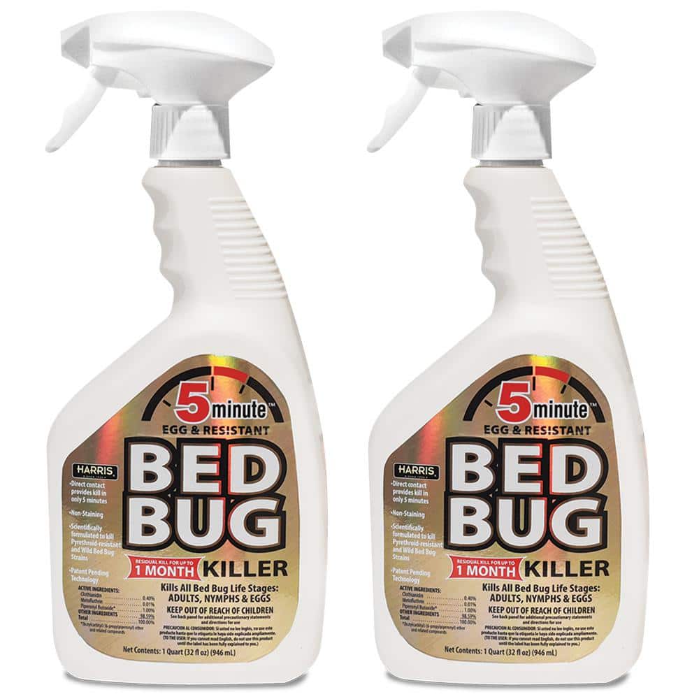 Harris 5 Minute Liquid Bed Bug Killer 32 oz