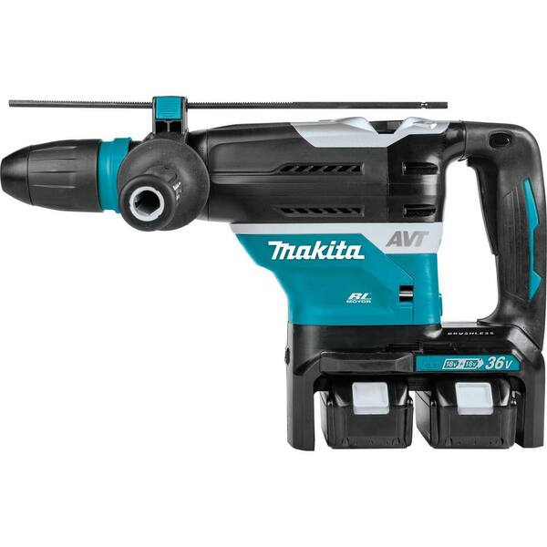 Makita 18V X2 LXT Lithium-Ion 36V Cordless 1-9/16 in. Rotary Hammer Kit, accepts  SDS-MAX bits, with AWS XRH07PTU The Home Depot