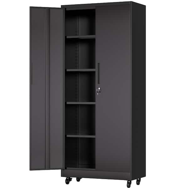 Damodpoy 4-Tier 72 in. H Metal Heavy-Duty Garage Storage Cabinet