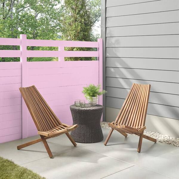 BEHR 1 gal. #P120-1 Starlet Pink Solid Color House and Fence