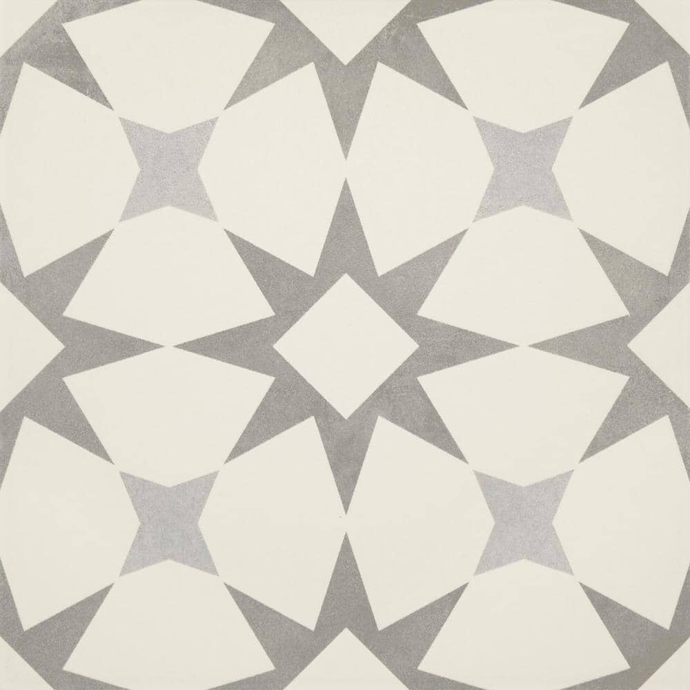 Memoir Cosmo Grey 6 in. x 6 in. Glazed Ceramic Floor and Wall Tile Sample price history on PriceWatchPro