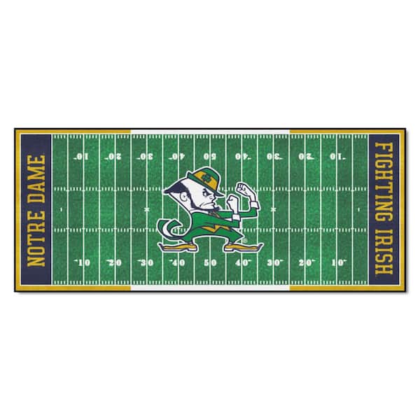 FANMATS Notre Dame University 3 ft. x 6 ft. Football Field Runner Rug