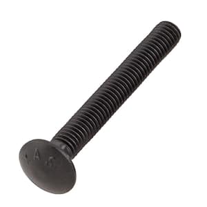 3/8 in. -16 x 3 in. Black Deck Exterior Carriage Bolt (25-Pack)