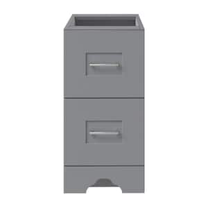 Hawthorne Assembled 12 in. W x 24-1/2 in. H x 21-3/4 in. D Bath Mini Auxiliary Cabinet in Twilight Gray