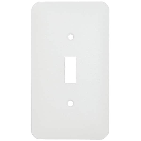 Mulberry White 1-Gang Toggle Wall Plate (1-Pack)