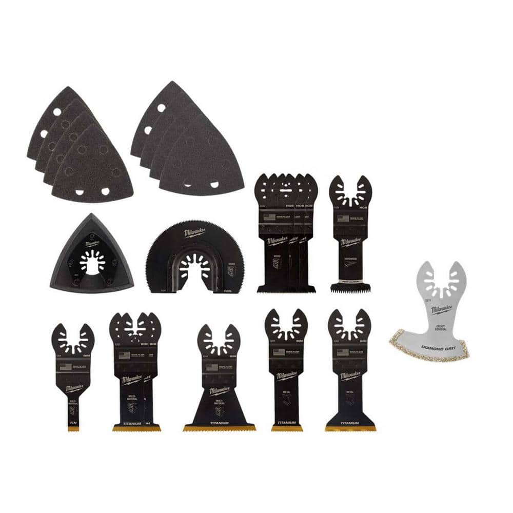 Milwaukee Oscillating MultiTool Blade Kit with Universal Fit Diamond