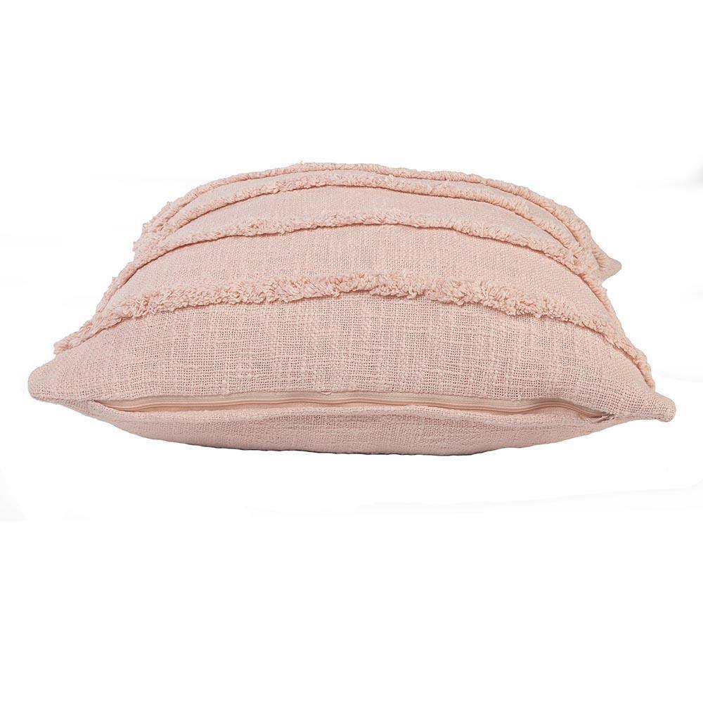 Pearl Blush 20'' Square Over-Tufted Decorative Pillow Set