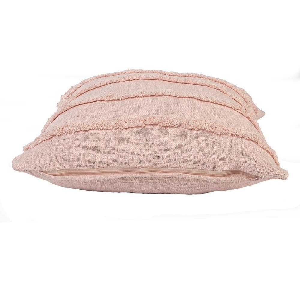 Pearl Blush 20'' Square Over-Tufted Decorative Pillow Set