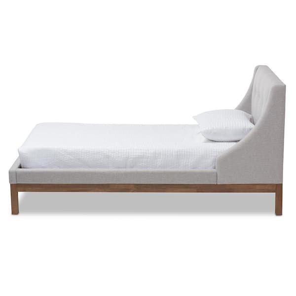 Louvain Greyish Beige Twin Platform Bed