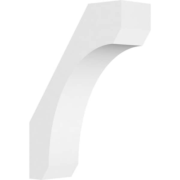 Ekena Millwork 3"W x 10"D x 14"H Standard Legacy Architectural Grade PVC Knee Brace