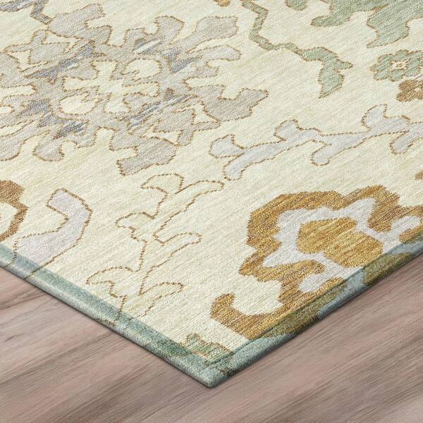 Chantille Machine Washable Indoor/Outdoor Abstract ACN3158 Cream 3 ft. x 4 ft. Area Rug