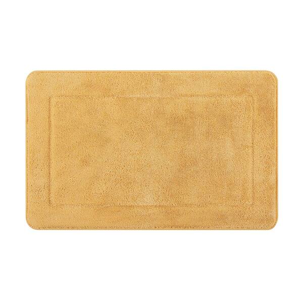 Oliver Brown Terry Daffodil Yellow 17 in. x 24 in. Microfiber Memory ...