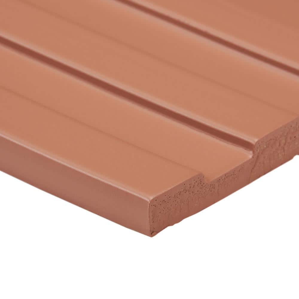 Terracotta 6x18 Matte Porcelain Fluted Wall Tile