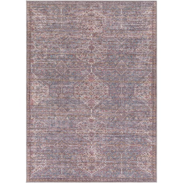 Artistic Weavers Aracely Light Brown 5 ft. x 7 ft. Traditional Indoor Machine-Washable Area Rug