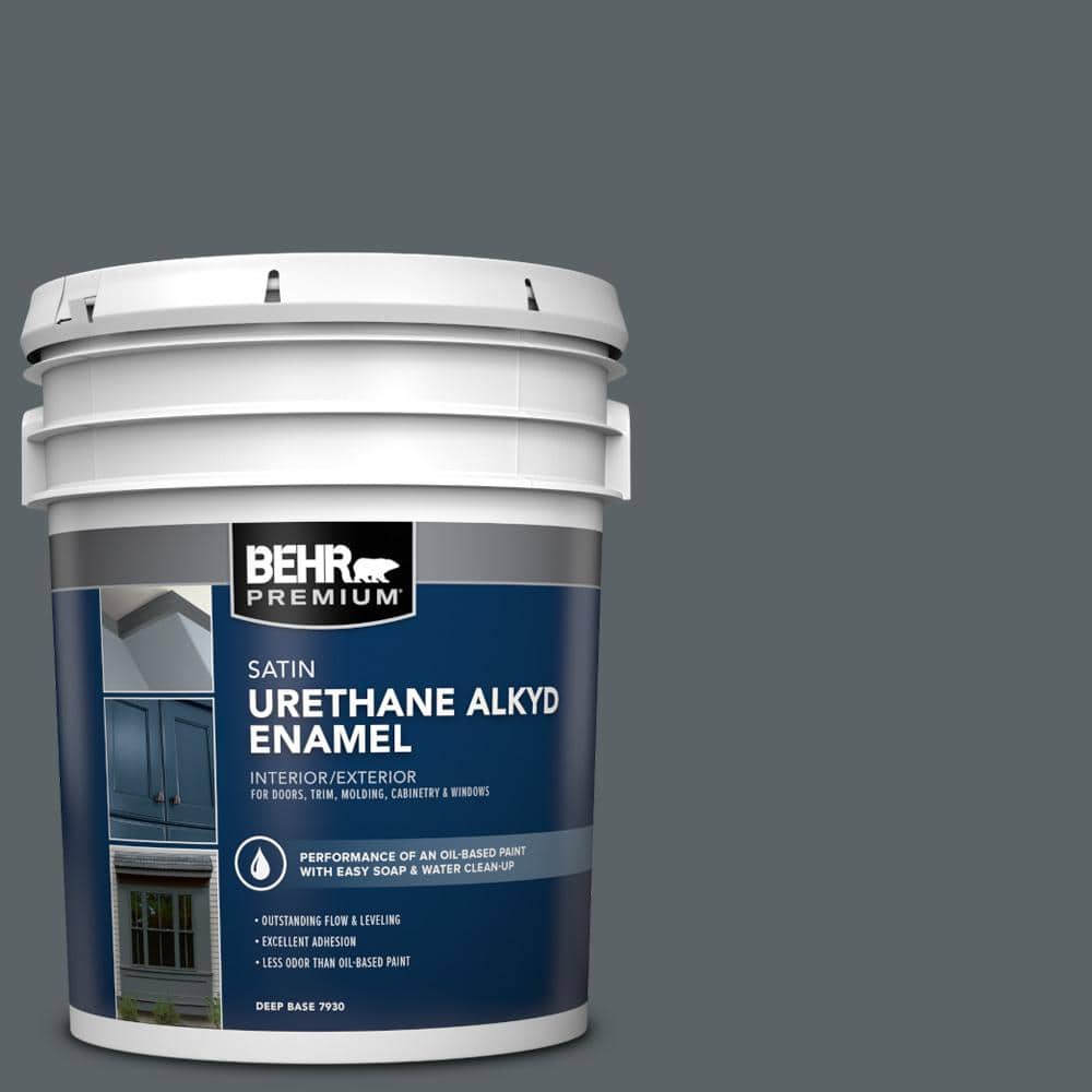 5 gal. Home Decorators Collection #HDC-AC-25 Blue Metal Urethane Alkyd Satin Enamel Interior/Exterior Paint price history on PriceWatchPro