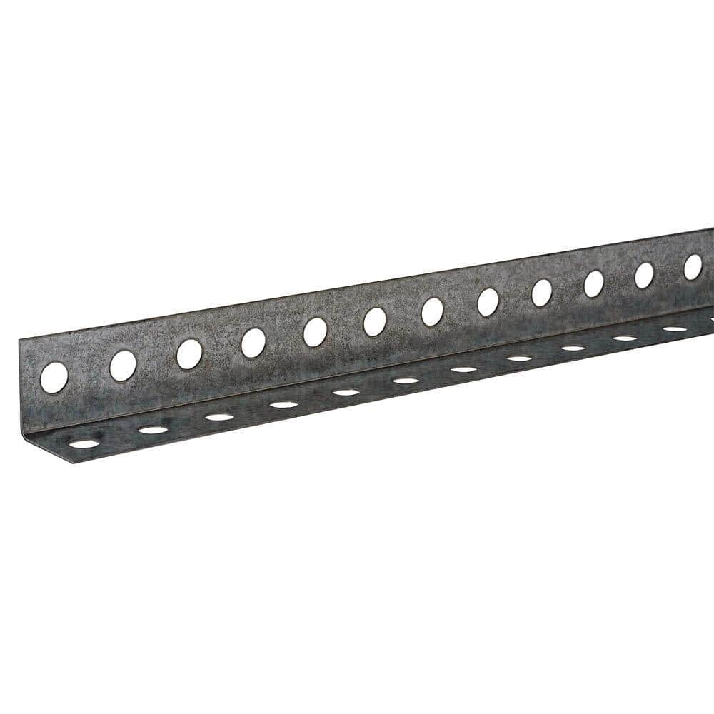 2 in. x 8 ft.-12 Gauge Thick Zinc Plated Perforated Steel Angle Metal Stock price history on PriceWatchPro
