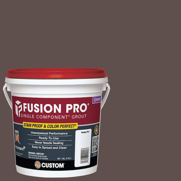 Custom Building Products Fusion Pro #647 Brown Velvet 1 gal. Single Component Grout