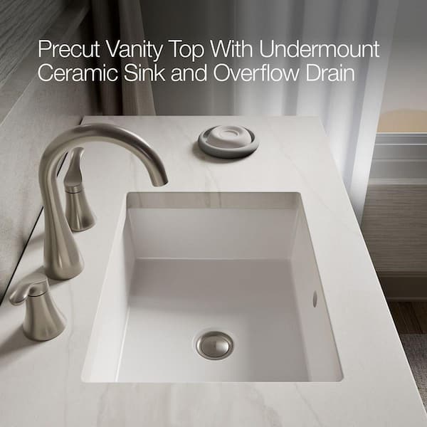 KOHLER Chesil 36in. Single Sink Freestanding Atmos Grey Bath