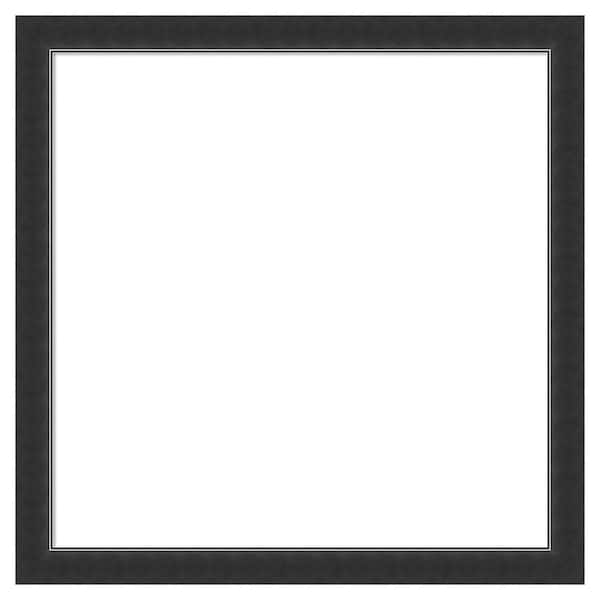Amanti Art Corvino Black Narrow 27 in. x 27 in. Wood Framed Dry Erase Magnetic Memo Board