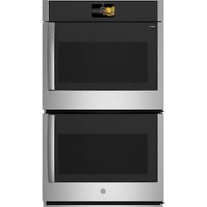 Profile 30 in. Smart Double Electric Wall Oven with Right-Hand Side-Swing Doors and Convection in Stainless Steel