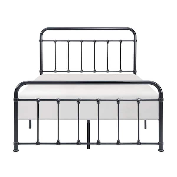 Fostoria Black Metal Frame Full Platform Bed 1628F-1 - The Home Depot