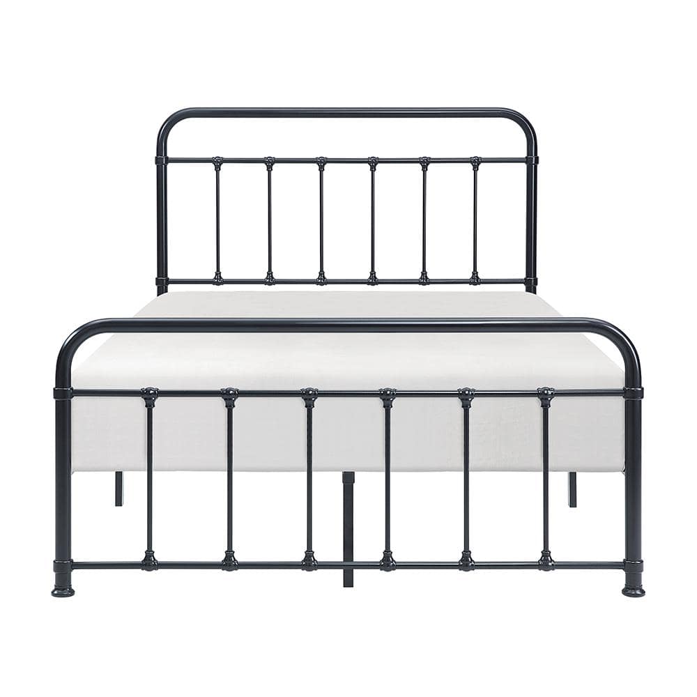 Fostoria Black Metal Frame Full Platform Bed