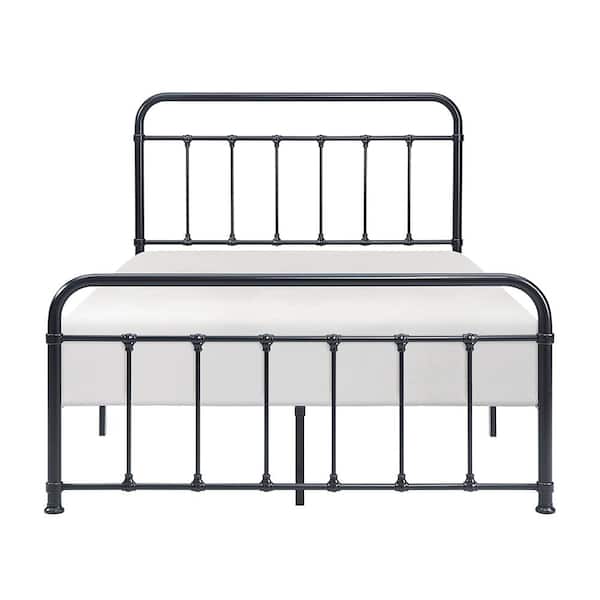 Fostoria Black Metal Frame Full Platform Bed