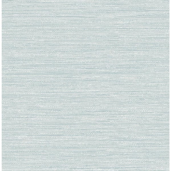 A-Street Prints Sheehan Light Blue Faux Grasscloth Textured Non-pasted Paper Wallpaper