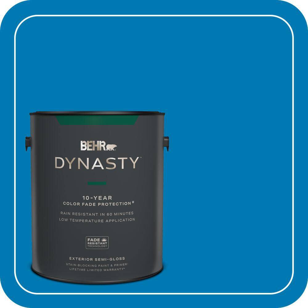 1 gal. #P500-6 Deep River Semi-Gloss Exterior Stain-Blocking Paint & Primer price history on PriceWatchPro