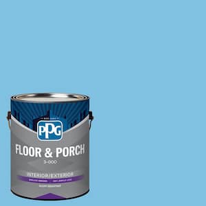 1 gal. PPG1237-4 Horizon Haze Satin Interior/Exterior Floor and Porch Paint