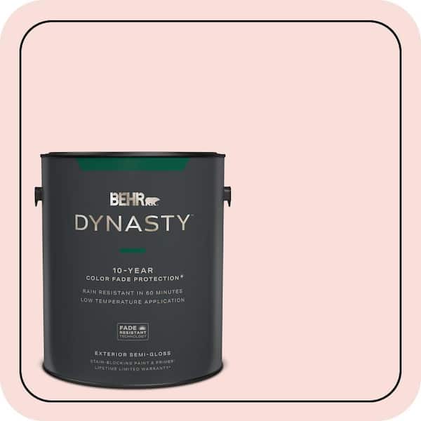 BEHR DYNASTY 1 gal. #160C-1 Floral Linen Semi-Gloss Exterior Stain-Blocking Paint & Primer