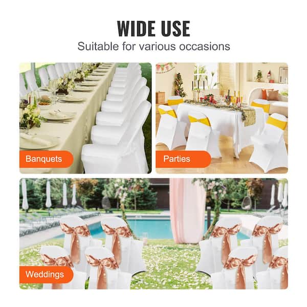 Folding chair covers for wedding sale