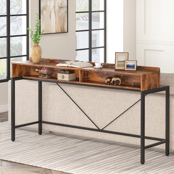 Tribesigns Console Table, 70.9 Extra Long Sofa Table Behind Couch