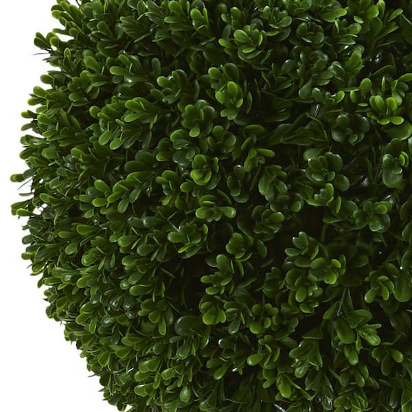 HWT 15 in. Artificial Boxwood Ball UV Proof Faux Topiary Ball Lifelike Greenery  Balls Outdoor Indoor Decoration HT-15-2Ball - The Home Depot