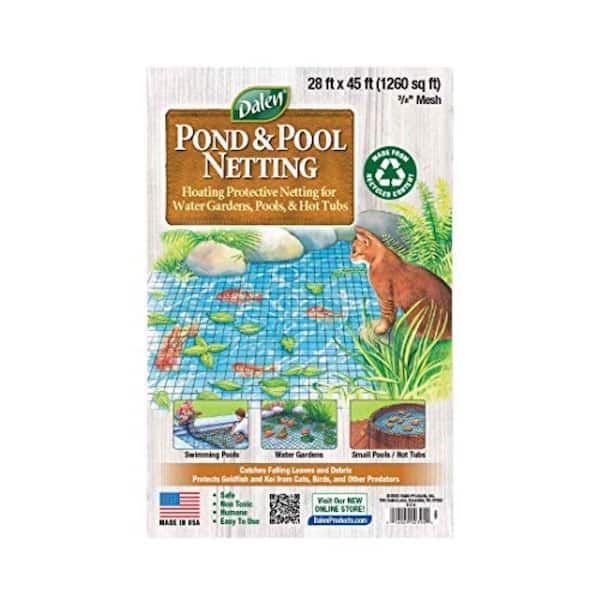 Pond Net, Pond Netting 15 x 20 Feet - Heavy Duty Garden Mesh Fish Pond  Netting Cover with Woven Fine Mesh for Koi Ponds Leaves(14 Placement Stakes