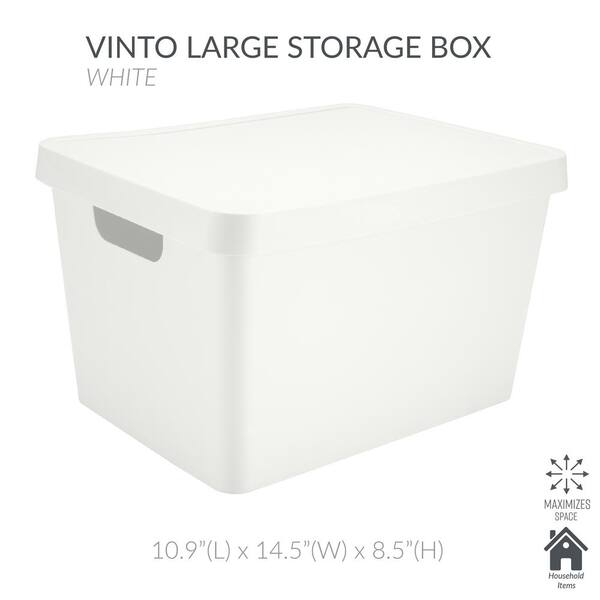 Wooden White Storage Bins - Extra Small – wizzhome