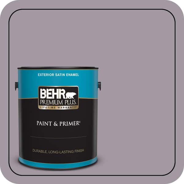 BEHR PREMIUM PLUS 1 gal. #N570-3 Art Nouveau Glass Satin Enamel Exterior Paint & Primer