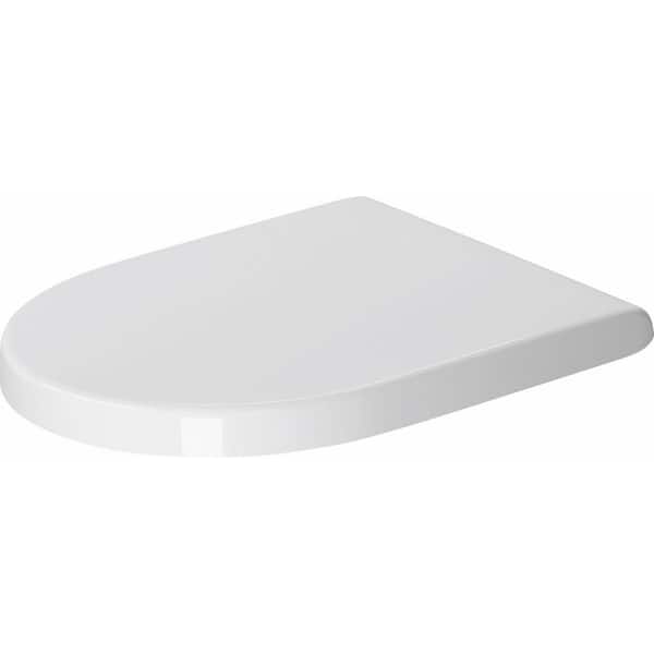 Duravit Starck 3 Elongated Closed Front Toilet Seat in White